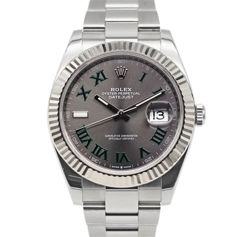 wimbledon rolex steel|rolex wimbledon 41 fluted bezel.